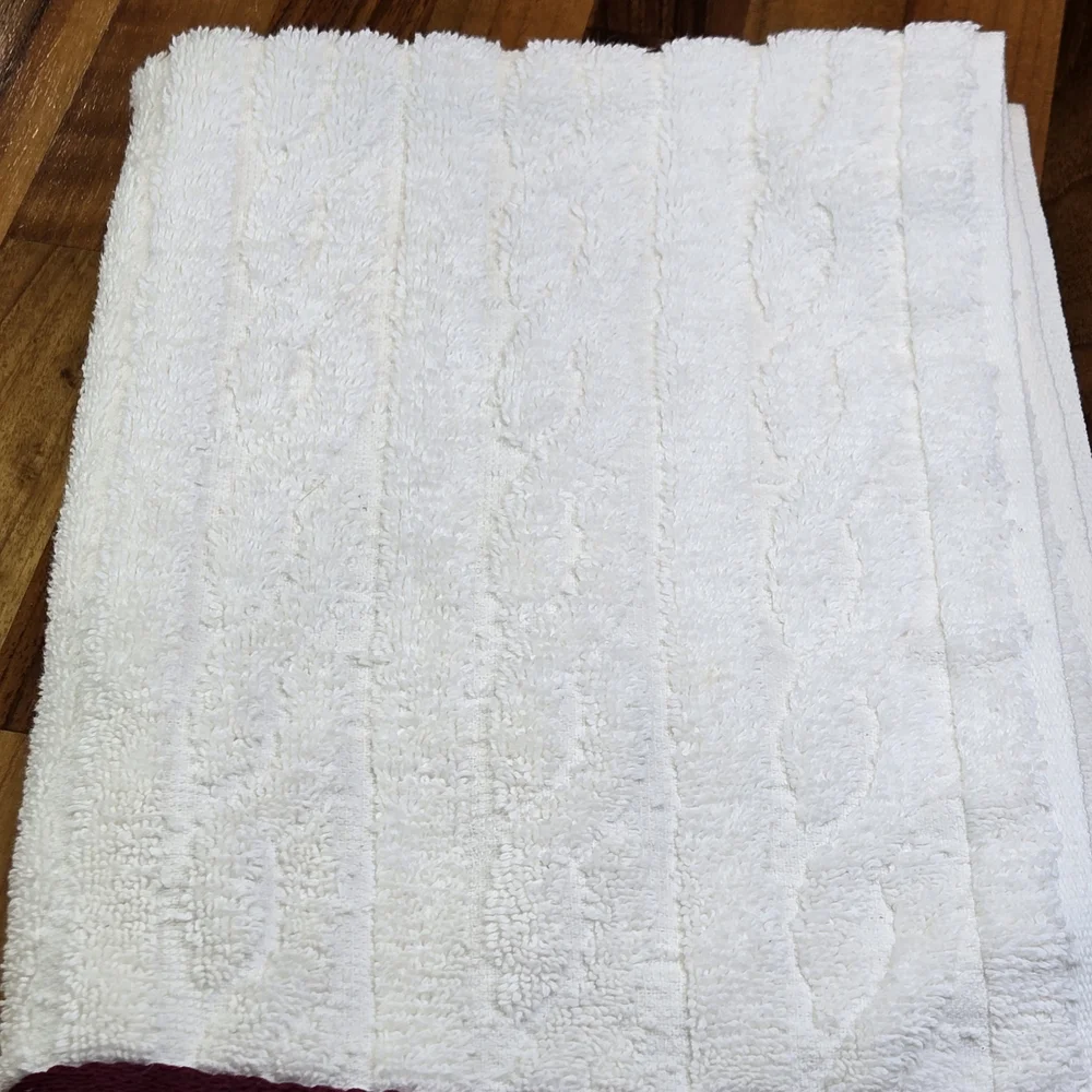 Ralph Lauren Home Vintage Cable Knit Cricket Towel – Made in USA
